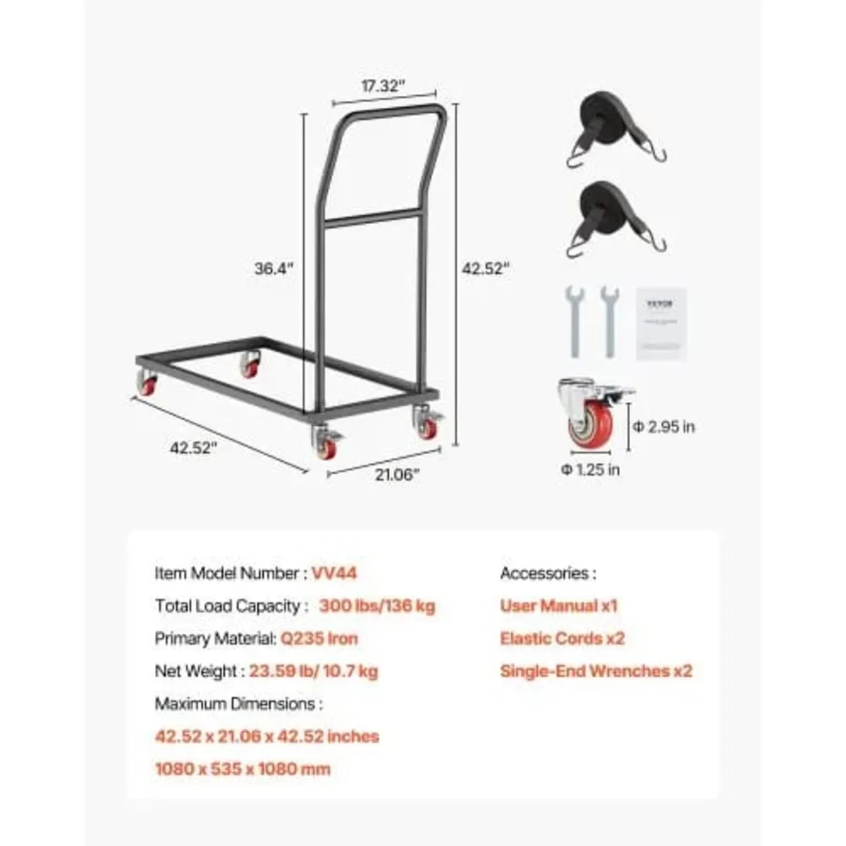 Folding Chair Rack, 300 LBS Capacity, L-shape Vert - Image 3