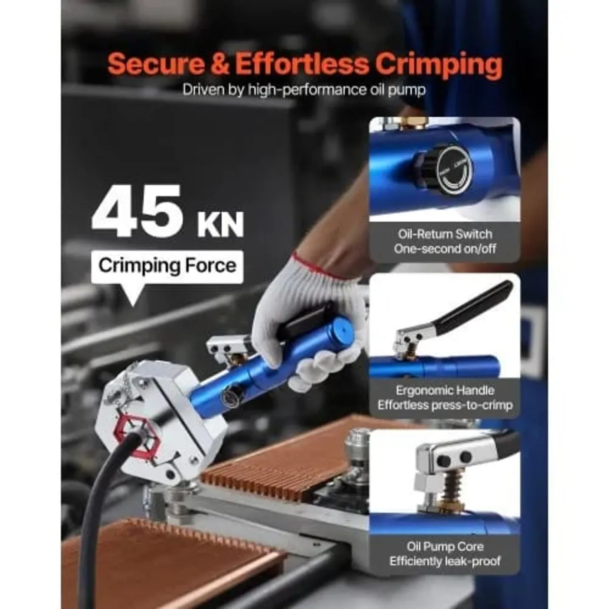 Hydraulic Hose Crimper, Hydra-Krimp AC Hose Crimpe - Image 2