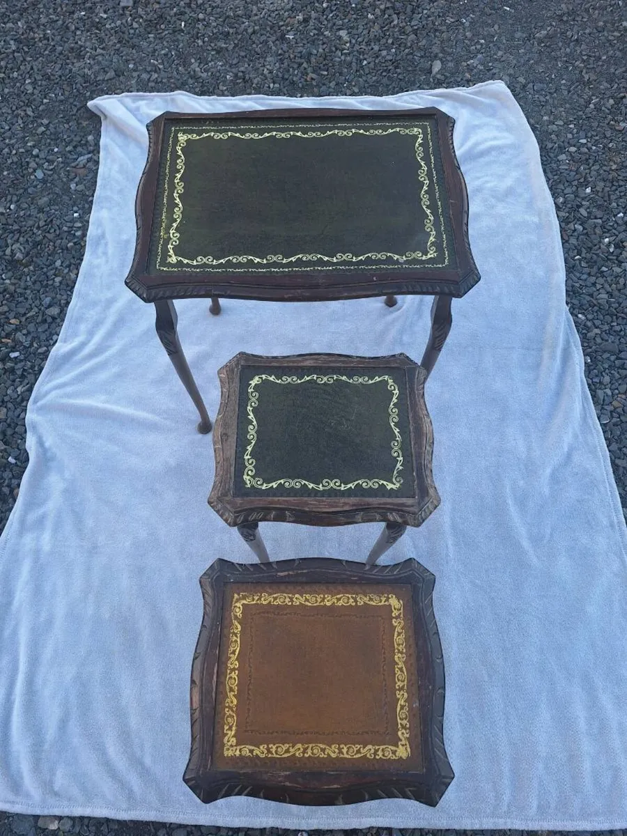 3 Tables – Leather Tops - Image 1