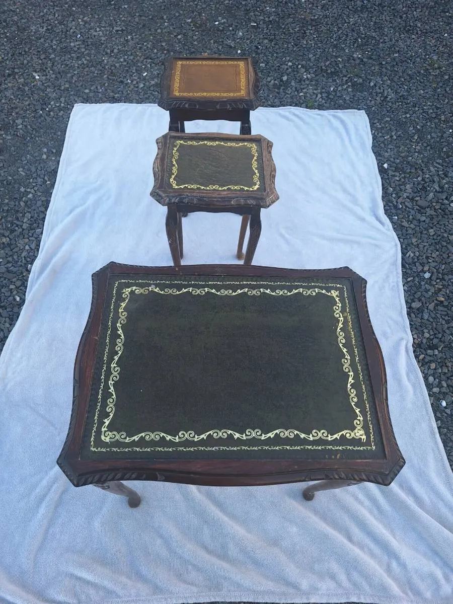 3 Tables – Leather Tops - Image 2