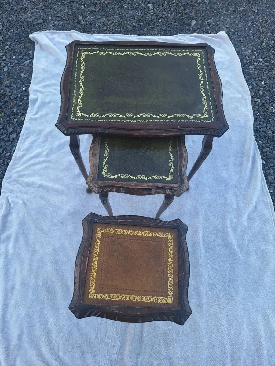 3 Tables – Leather Tops - Image 3