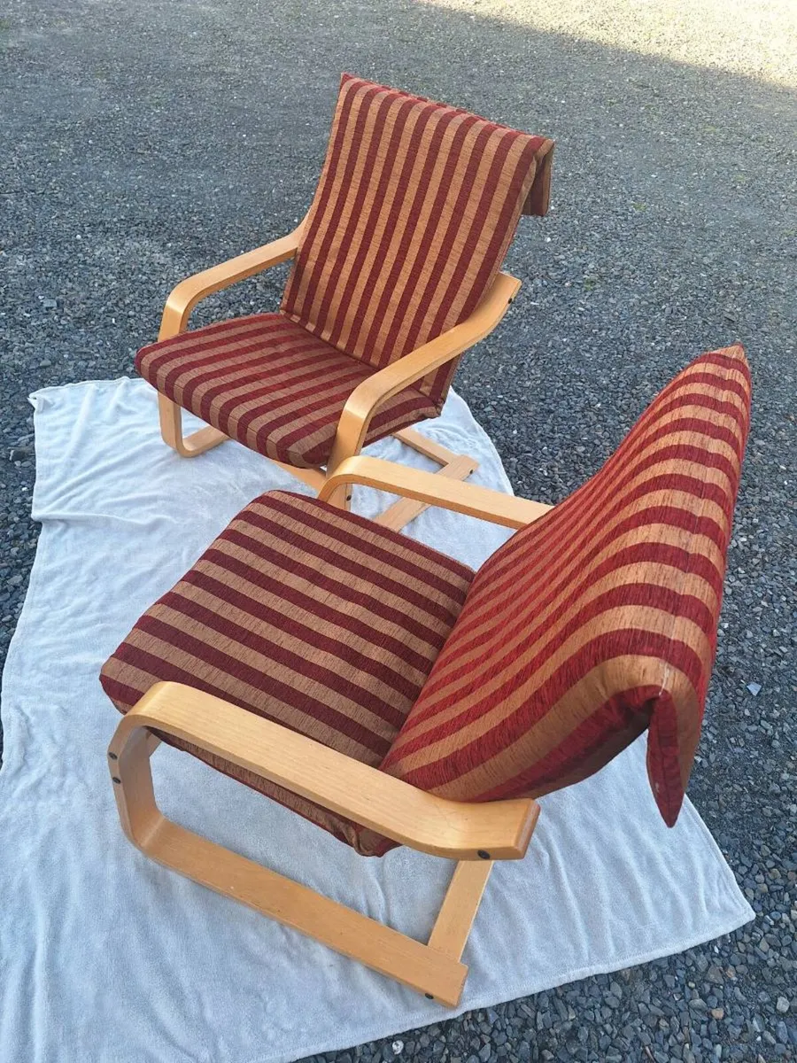 Pair of IKEA POÄNG Armchairs – Great Condition - Image 2
