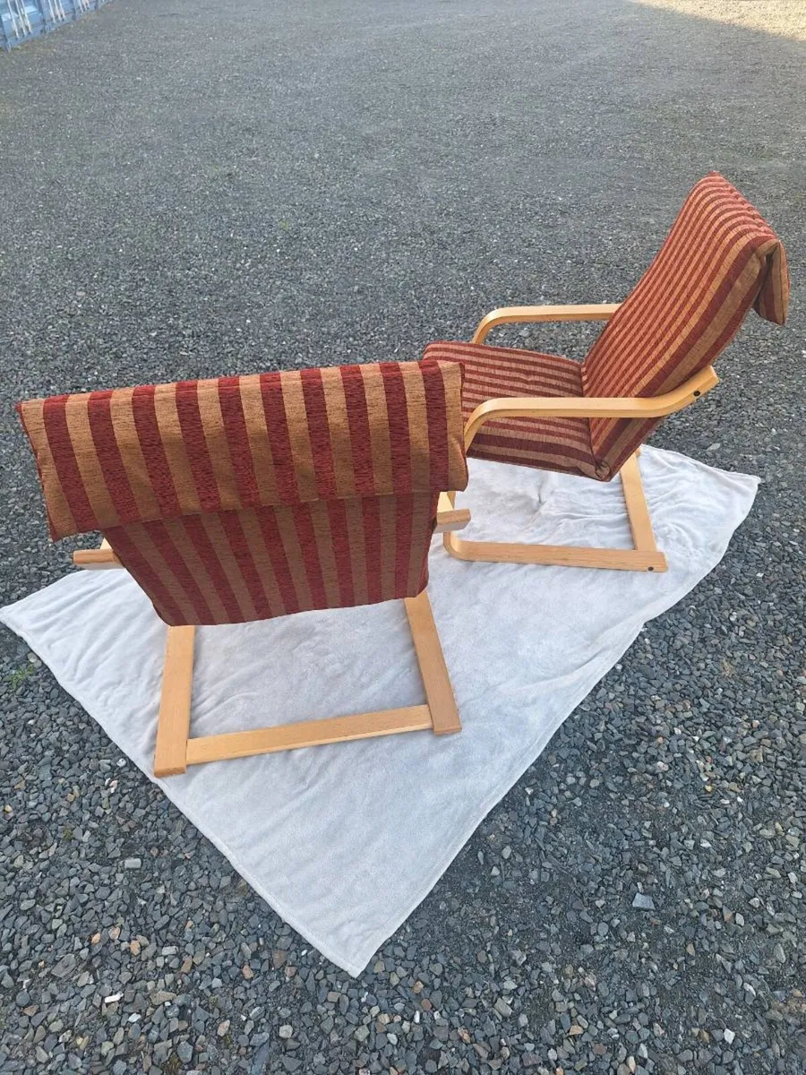 Pair of IKEA POÄNG Armchairs – Great Condition - Image 4
