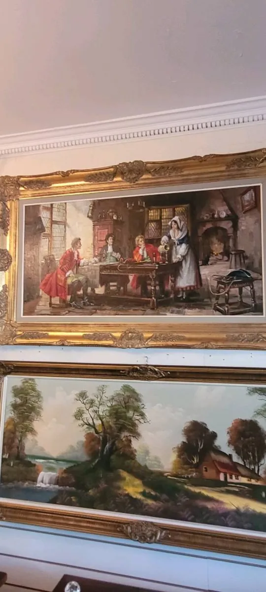 2 large paintings 220 eu.each. - Image 1