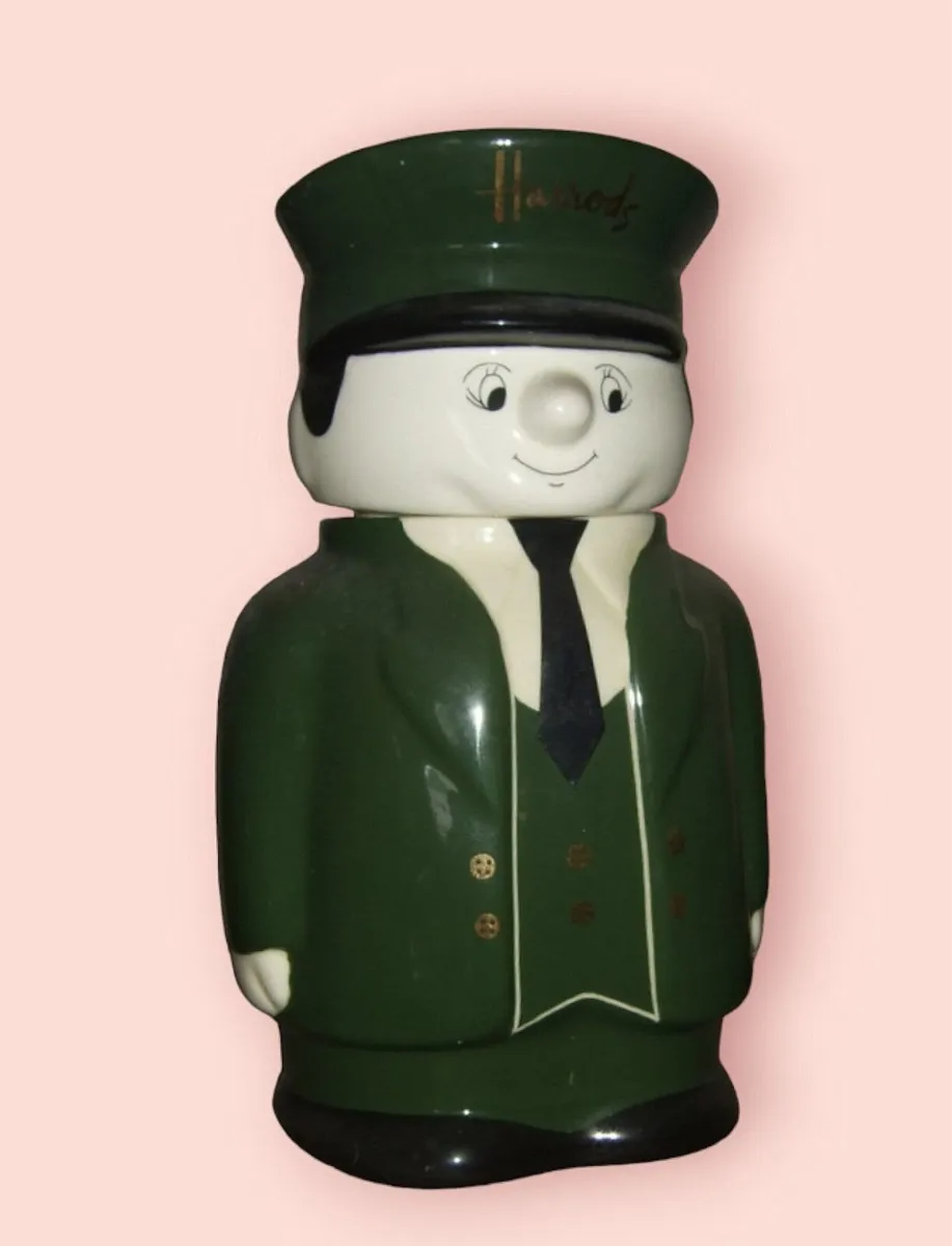 Vintage Harrods Ceramic Doorman Cookie Jar - Image 4