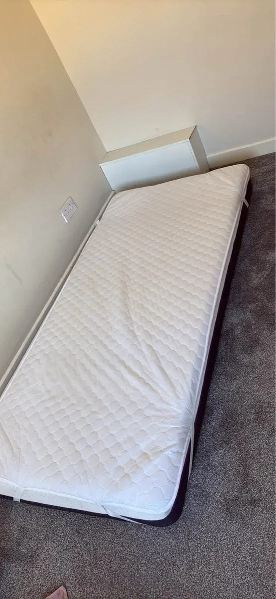 Single mattress and protector