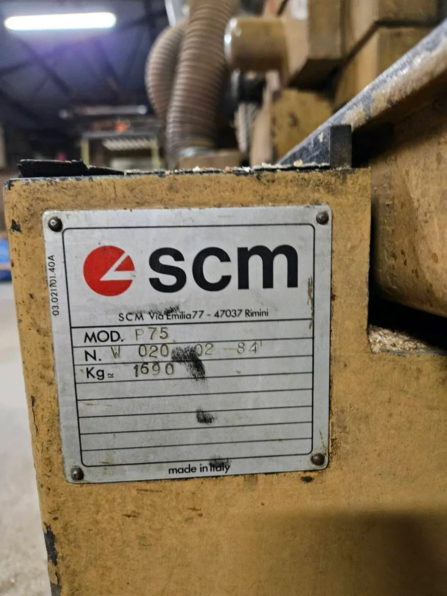 4 sided planer moulder scm p75 - Image 4