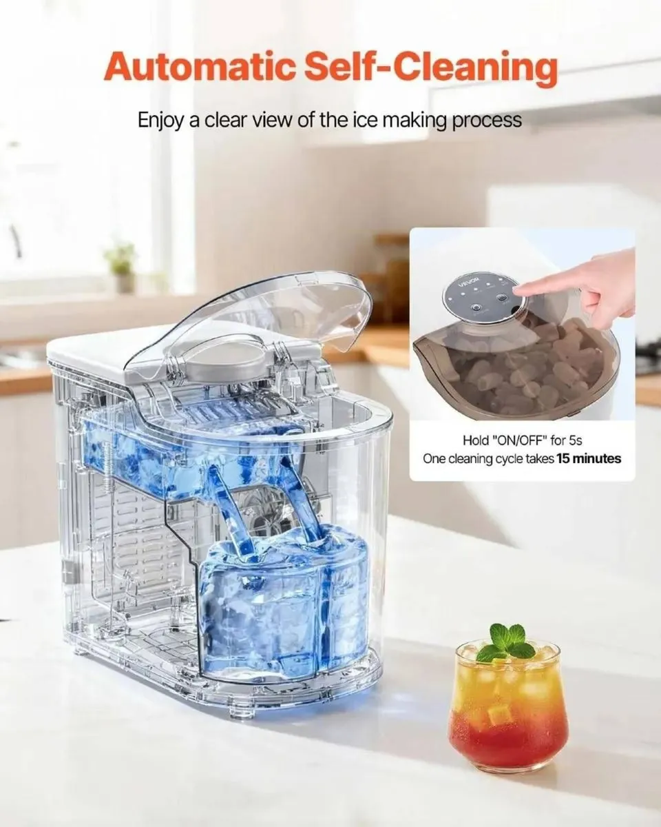 Ice Cube Machine 11.8kg Daily Ice Production - Image 3