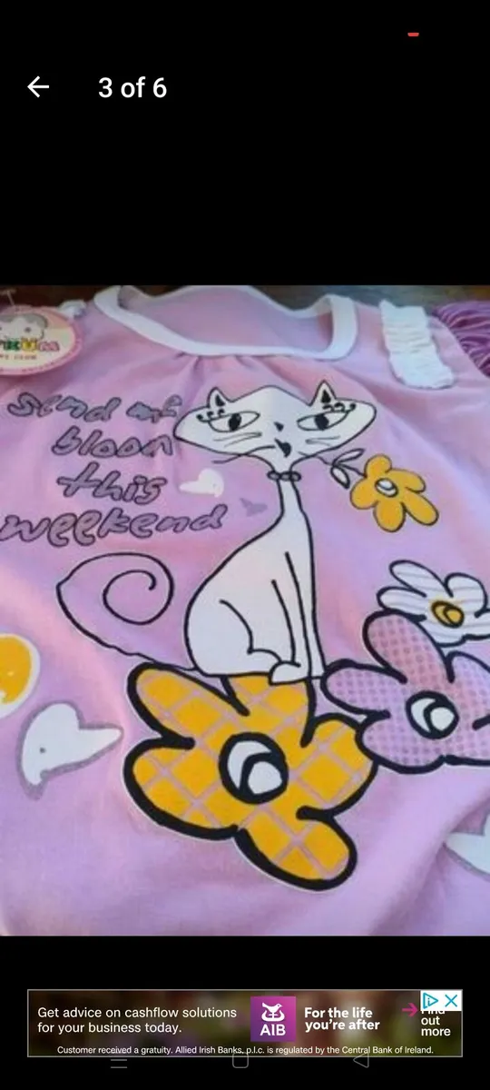 Girls Oykum pink summer T. Shirt New with tags age - Image 3