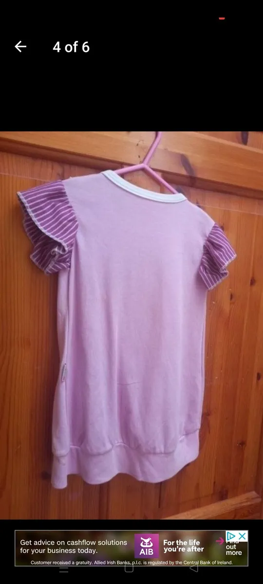 Girls Oykum pink summer T. Shirt New with tags age - Image 4