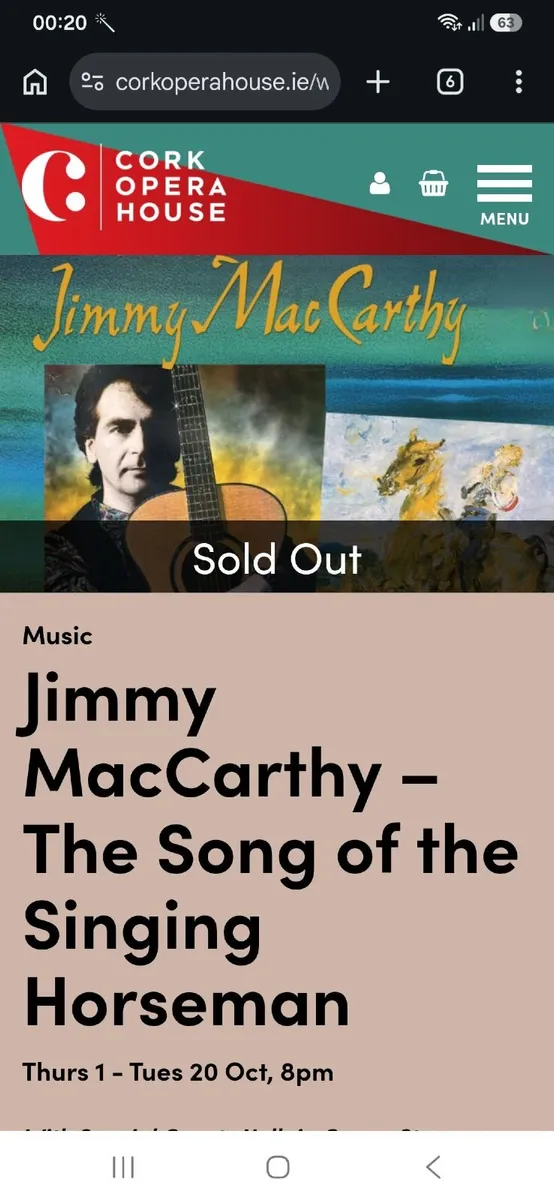 Jimmy Mc Carthy tickets