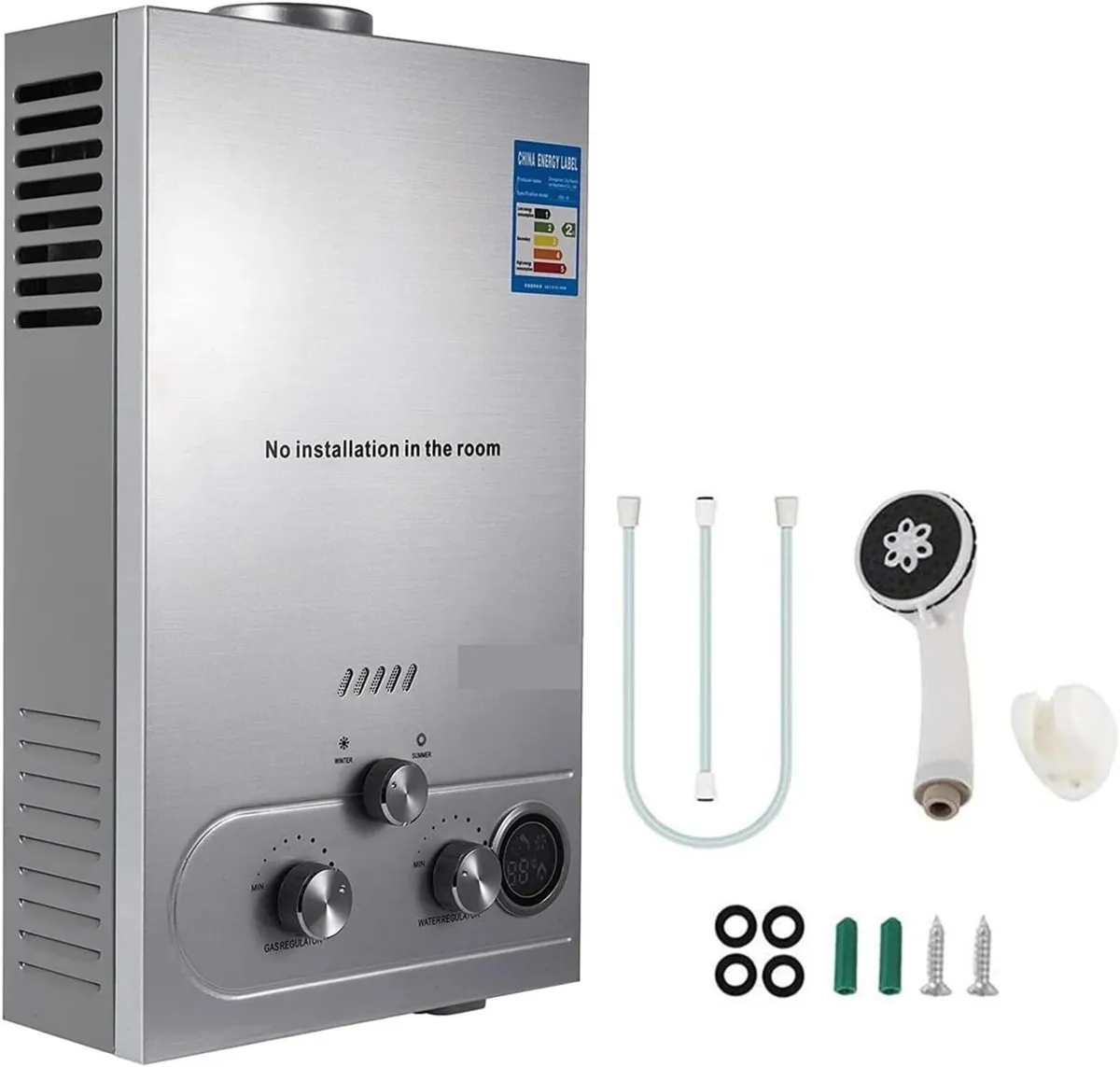 8L Propane Tankless Water Heater Instant Heat - Image 3