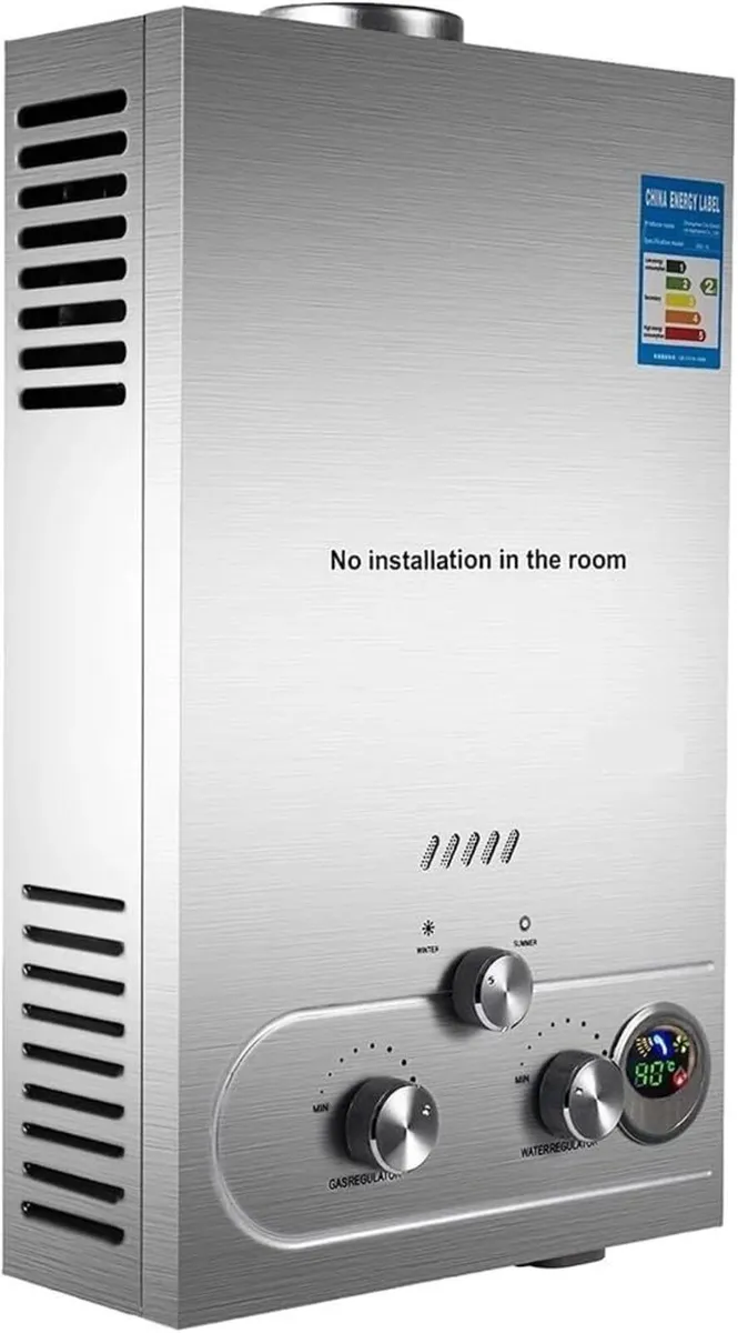 8L Propane Tankless Water Heater Instant Heat - Image 2