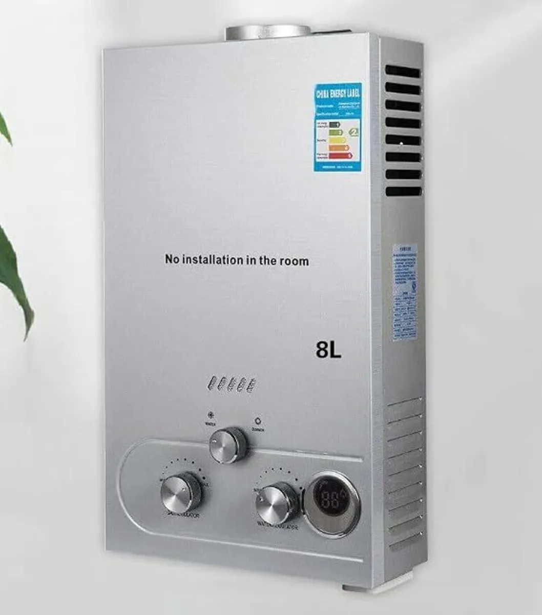 LPG Gas Water Heater 8L for Campervan Travel - Image 1