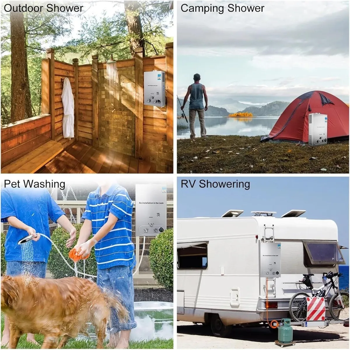 Propane Gas Water Heater 8L Campervan Boiler - Image 4