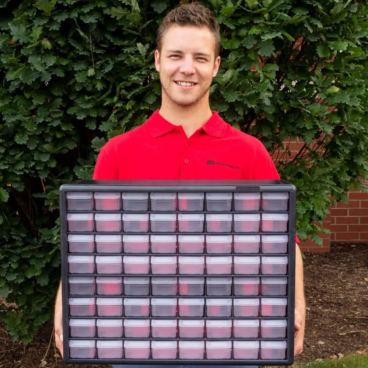64-Drawer Plastic Drawer Storage Cabinet - Image 2