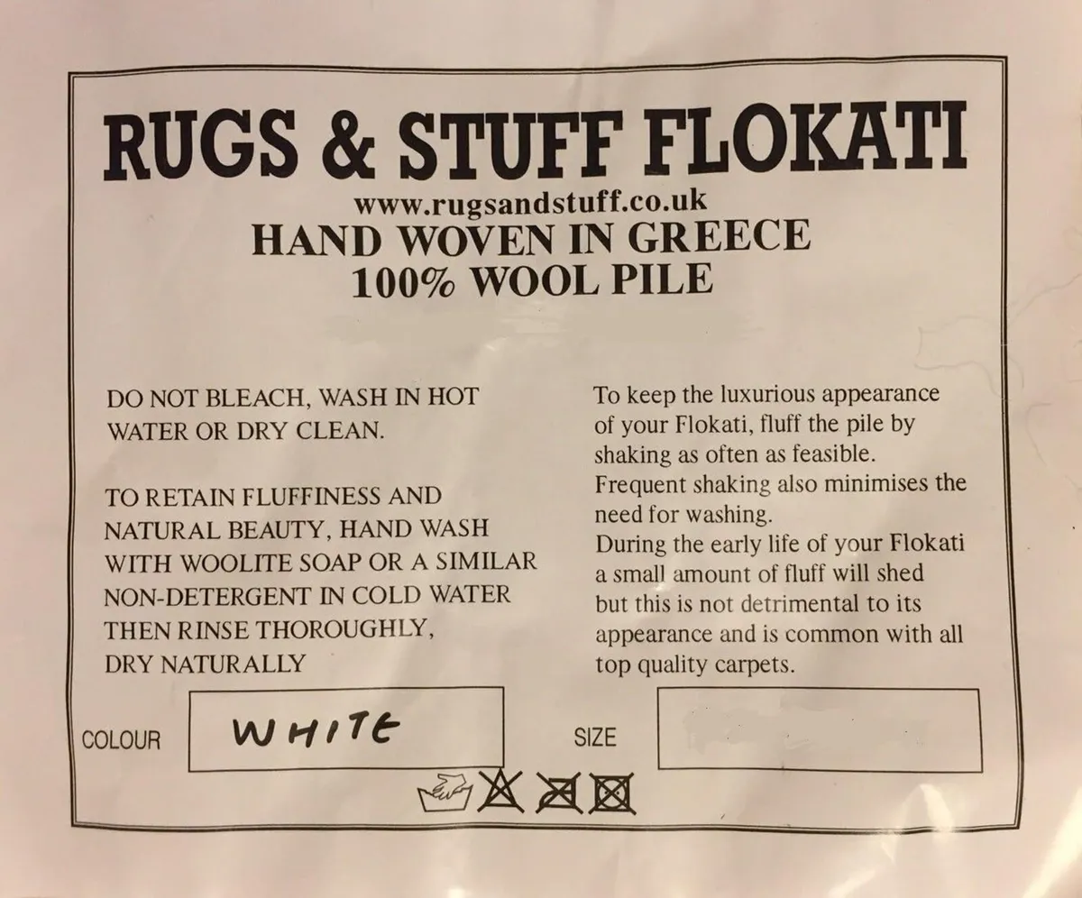 Premium Shaggy Flokati Greek Rugs Colour - Image 3