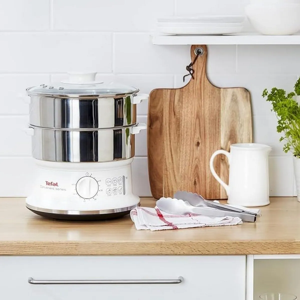 Steam Cooker 2 Stainless Steel Containers - Image 3