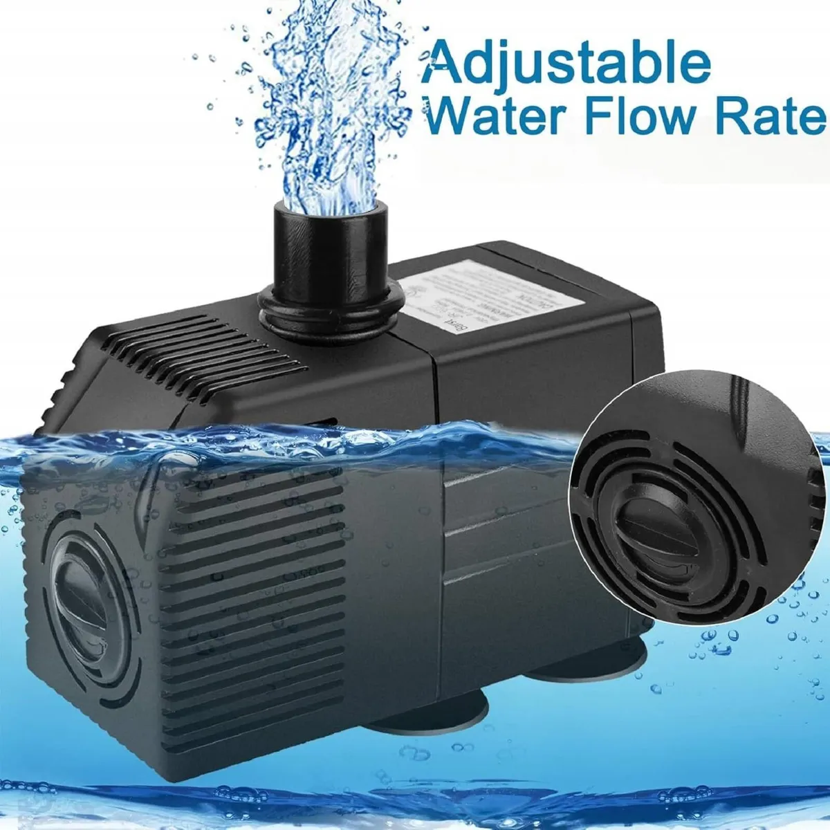 600L H Submersible Water Filter Pump for Pool - Image 2