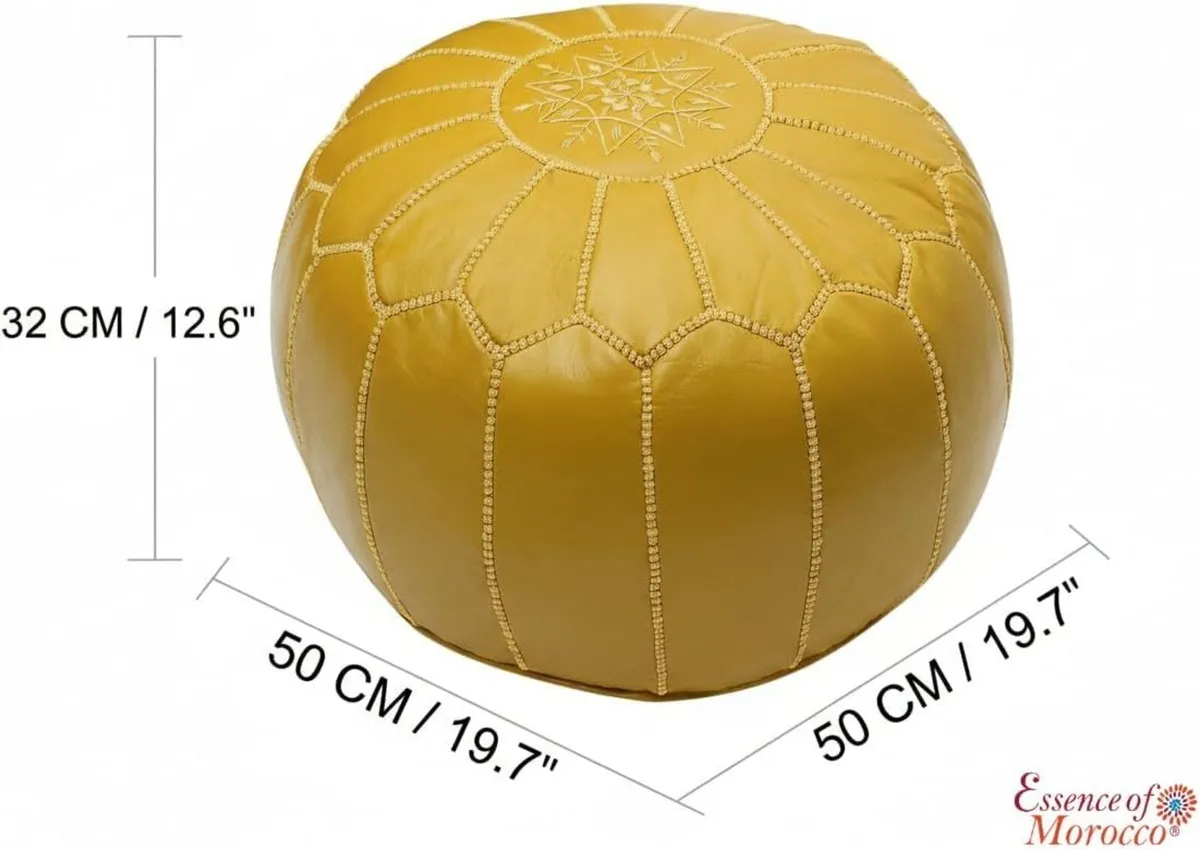 Moroccan Pouffe Pouf Footrest Footstool Ottoman - Image 3
