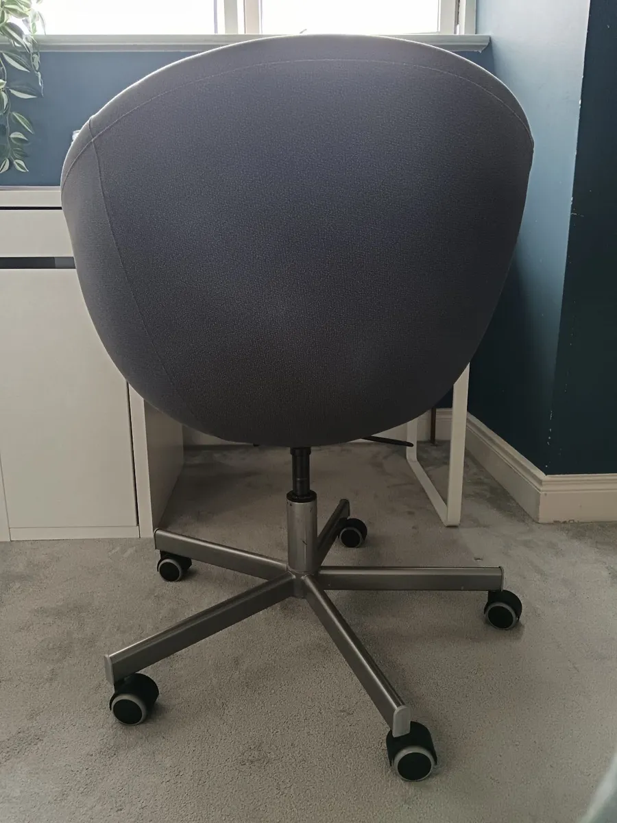 IKEA Office Chair – Dark Grey - Image 2