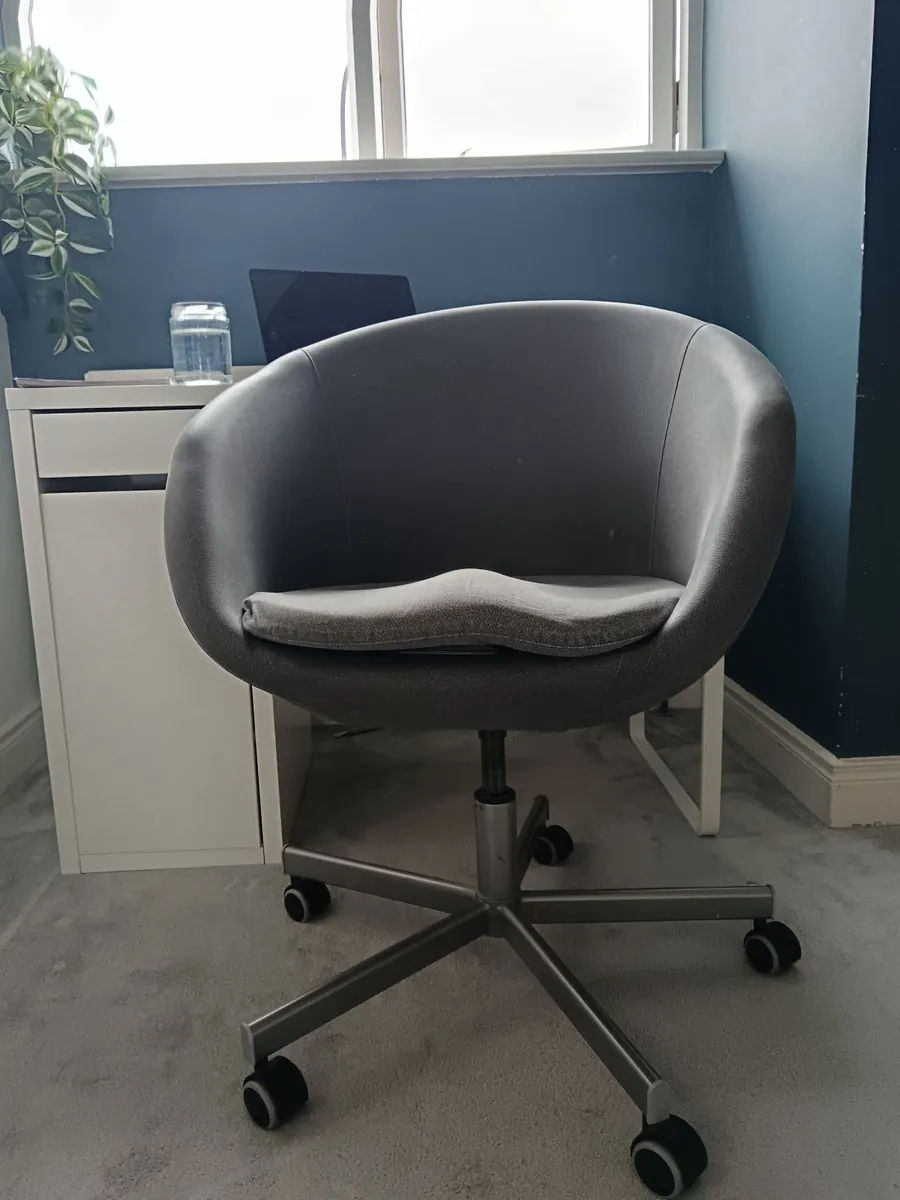 IKEA Office Chair – Dark Grey - Image 1
