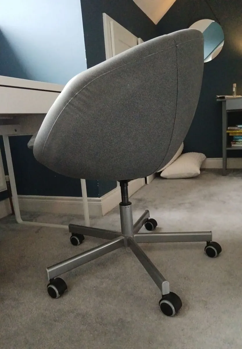 IKEA Office Chair – Dark Grey - Image 4