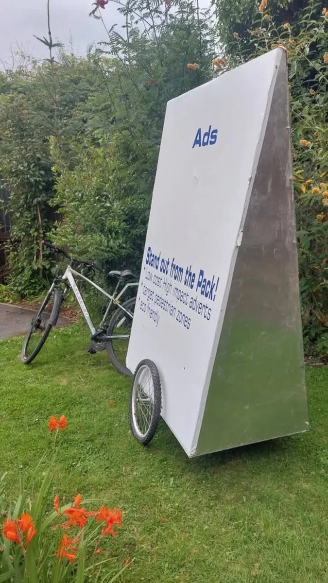 Advertising Trailer for a bicycle - Image 2