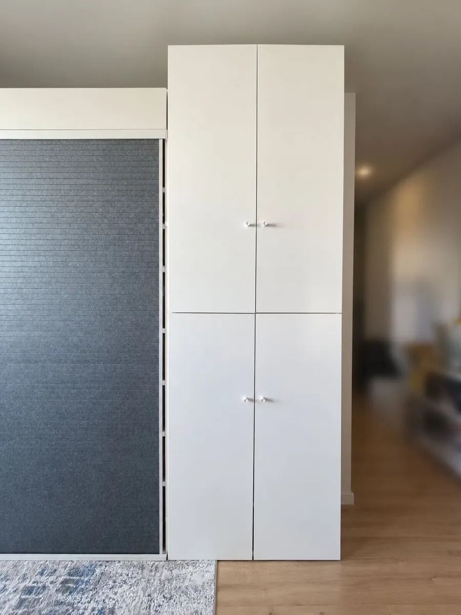 Two IKEA PLATSA storage/wardrobe units - Image 1
