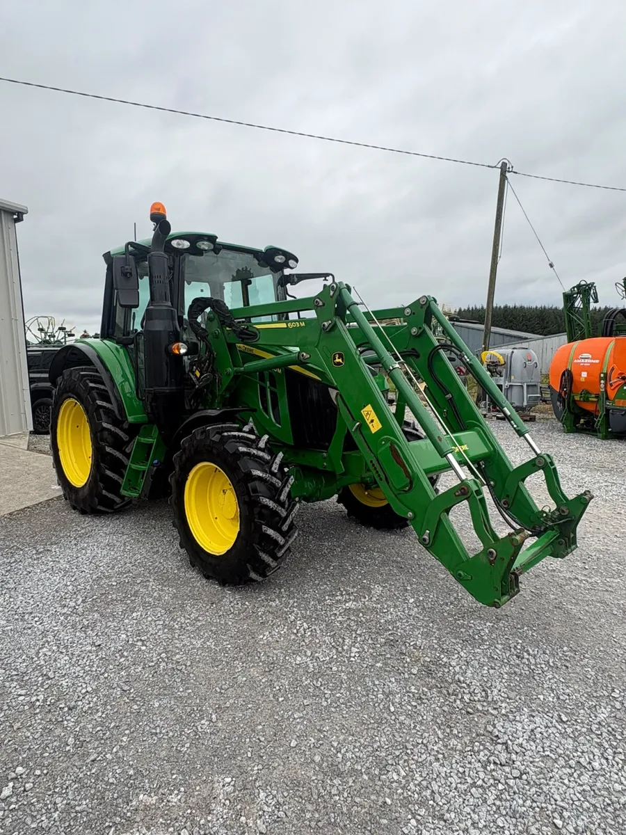 2022 John Deere 6100M & John Deere loader - Image 1