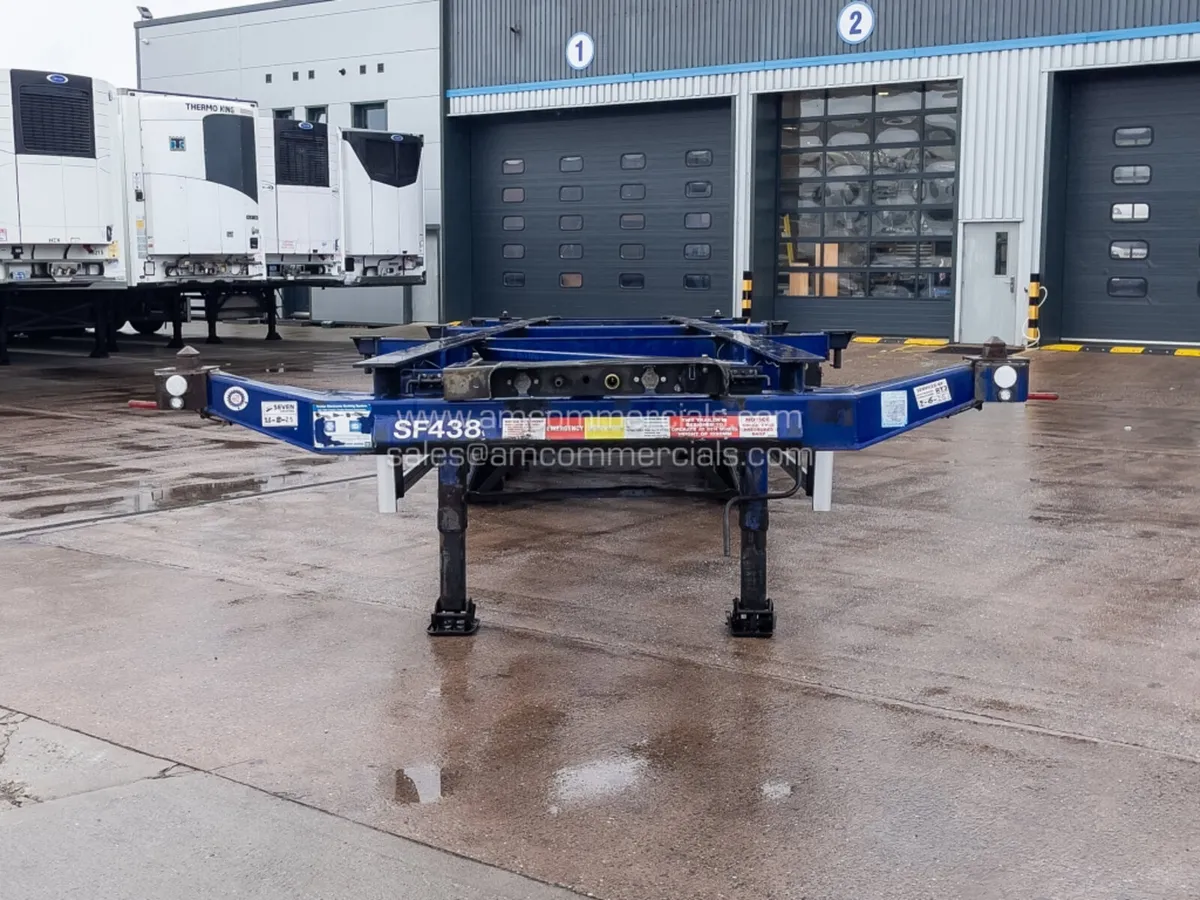 2015 DENNISON SKELETAL TRAILER - Image 2