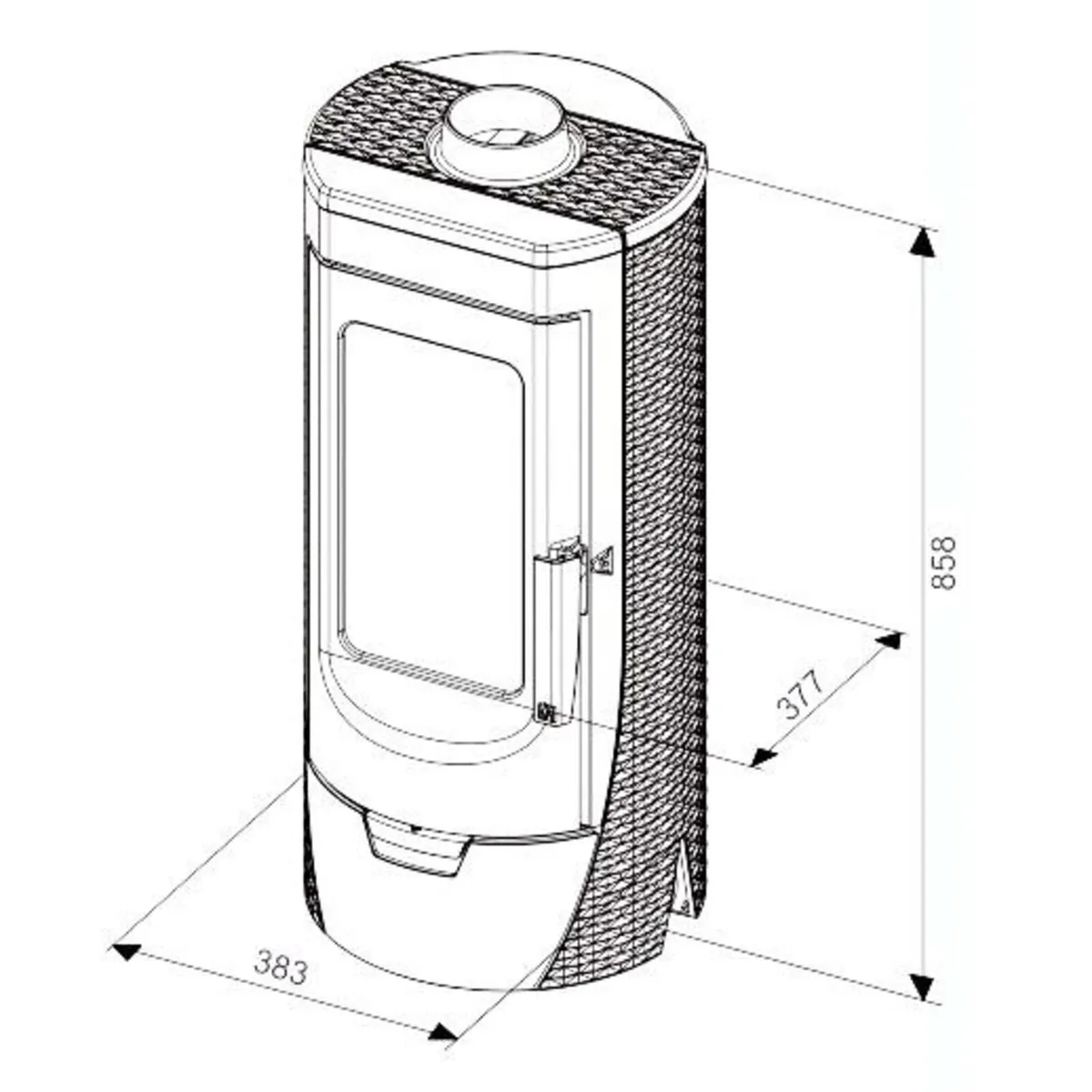 CAST IRON STOVE Made in Italy - Image 4