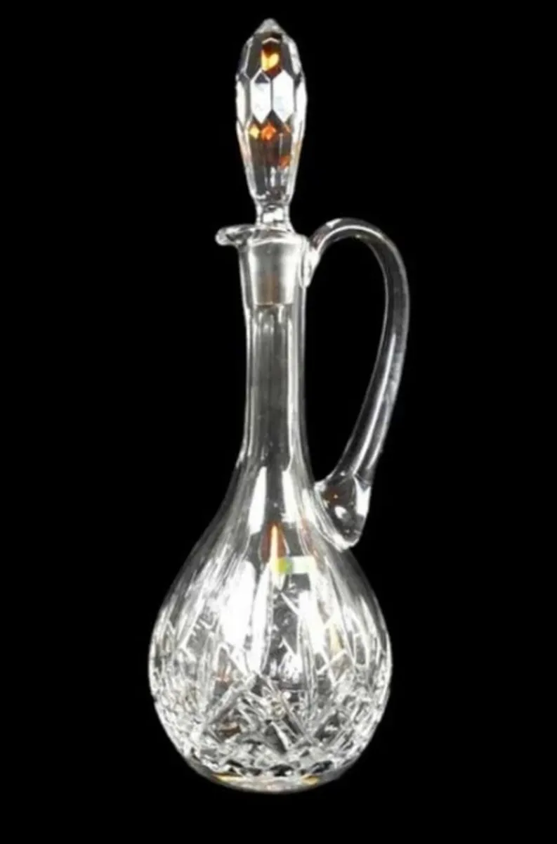 Vintage Galway Crystal "Leah" Claret Jug Decanter - Image 2