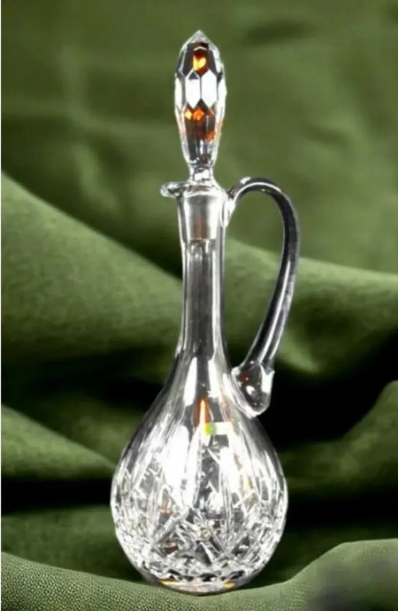 Vintage Galway Crystal "Leah" Claret Jug Decanter - Image 3
