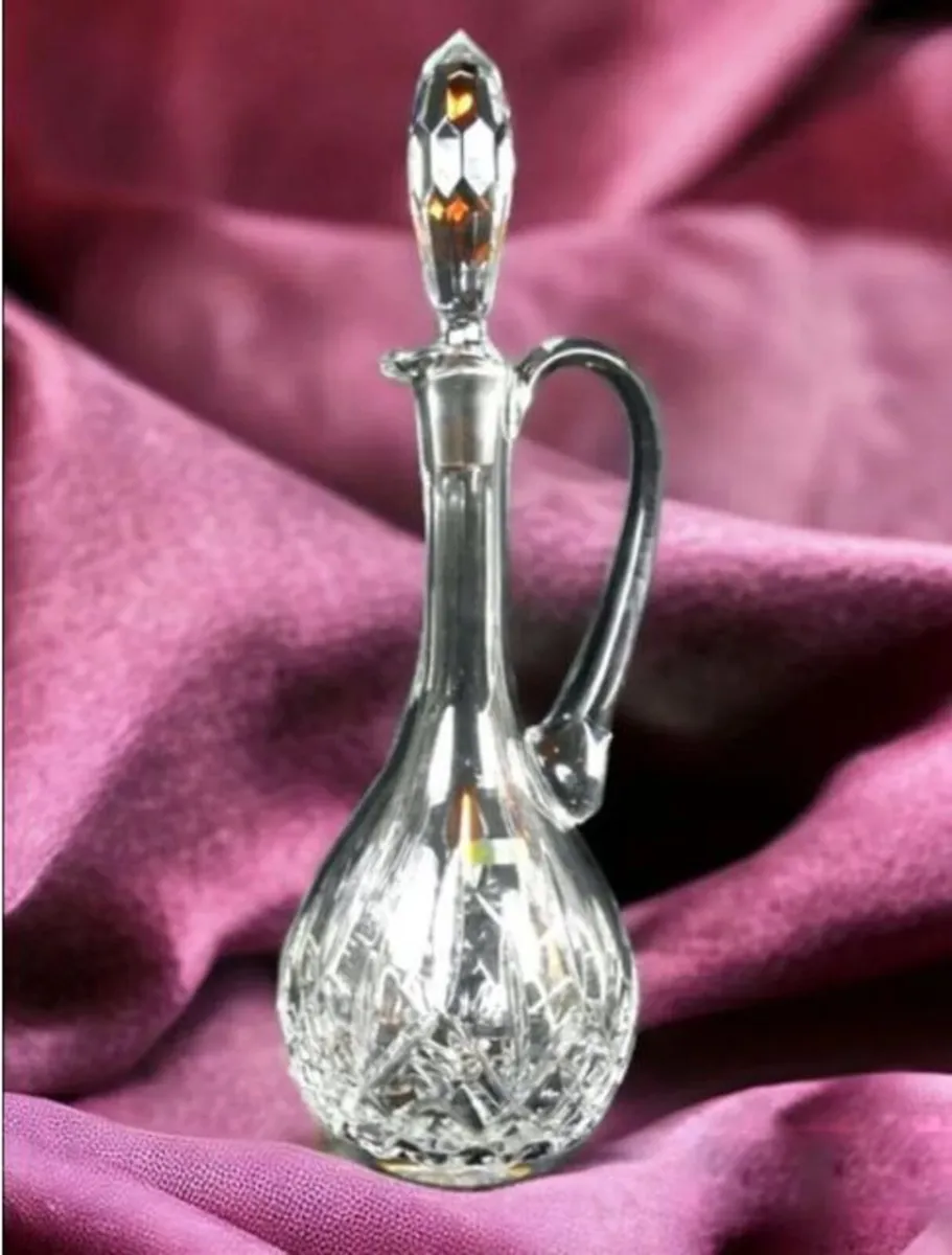 Vintage Galway Crystal "Leah" Claret Jug Decanter - Image 4