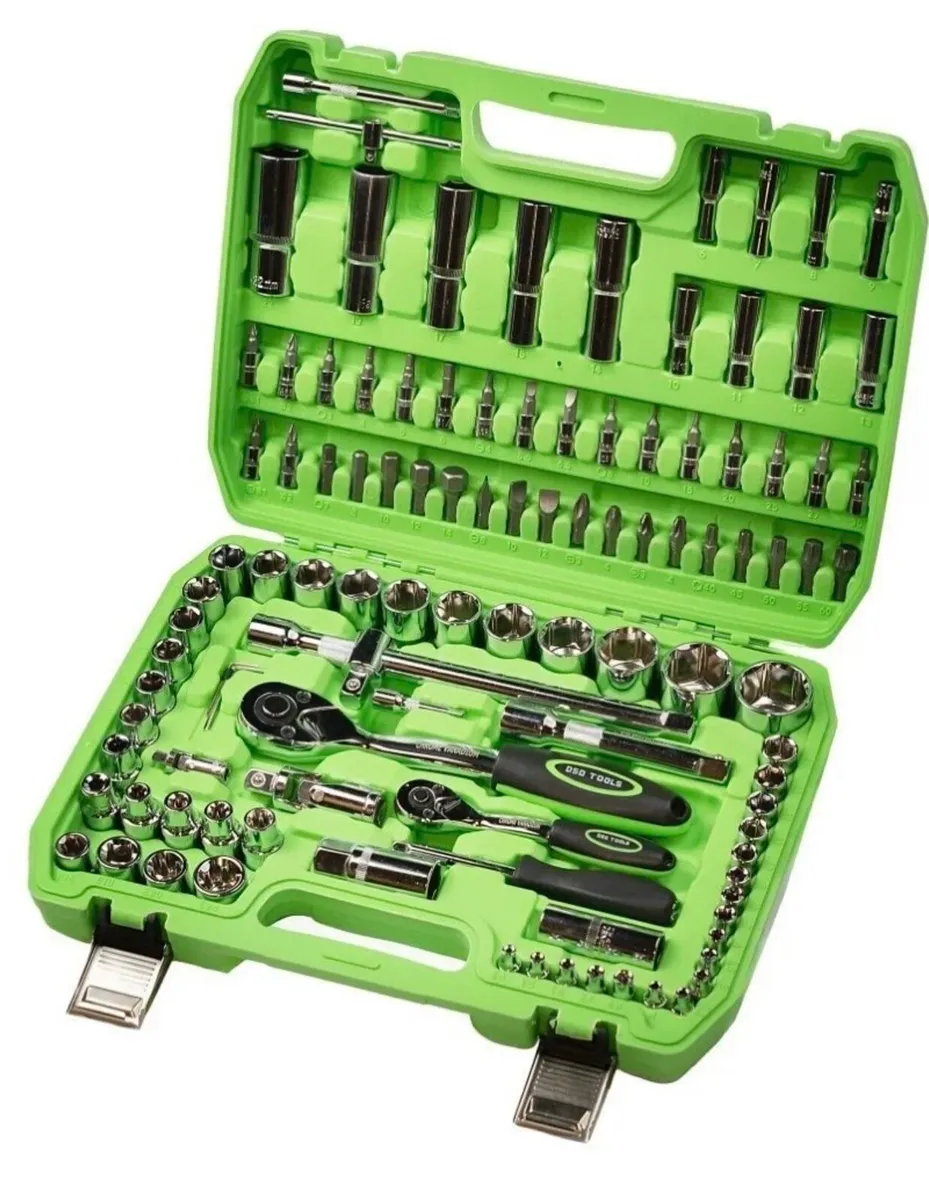 Brand New DSD 108Pc 1/4” & 1/2” Socket Set - Image 1