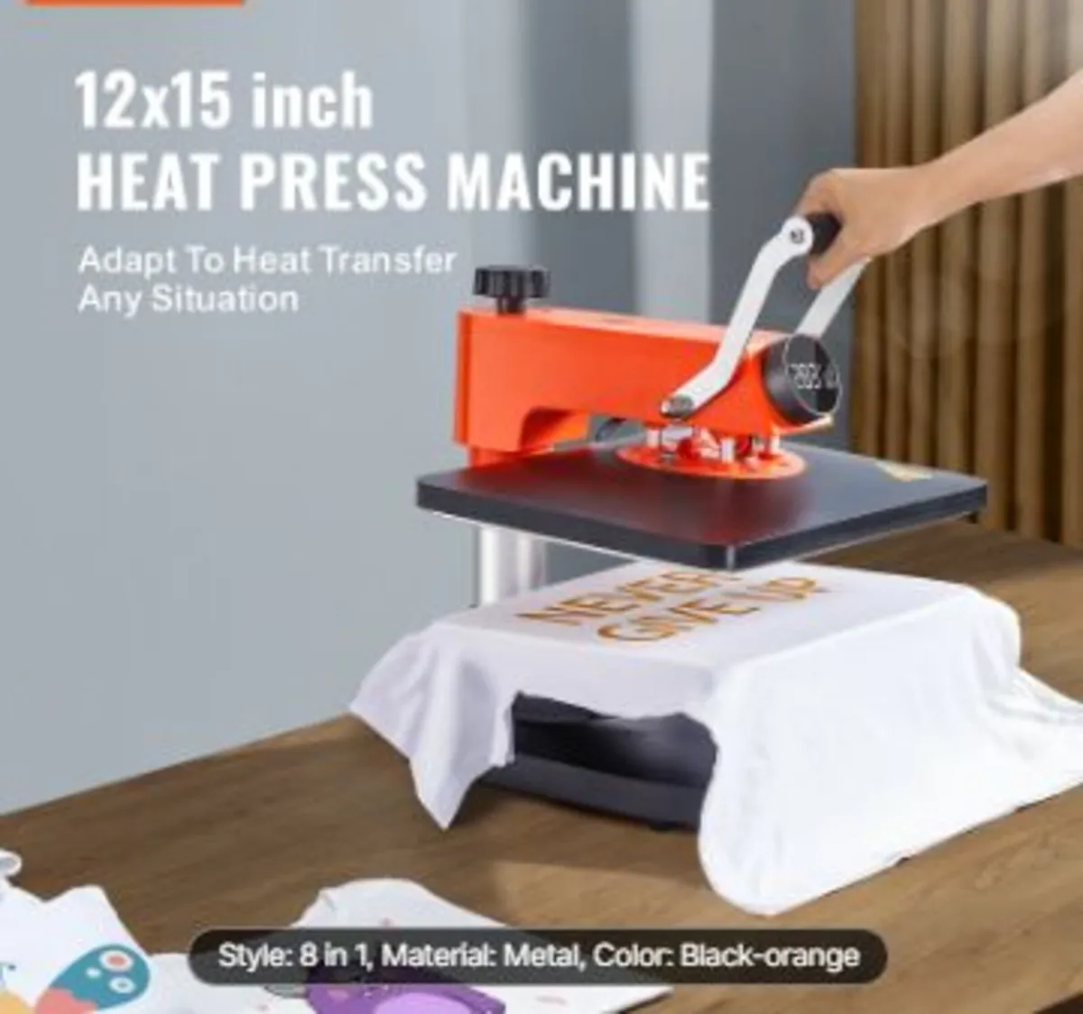 Heat Press Machine - 8 in 1 Heat Press - Image 2