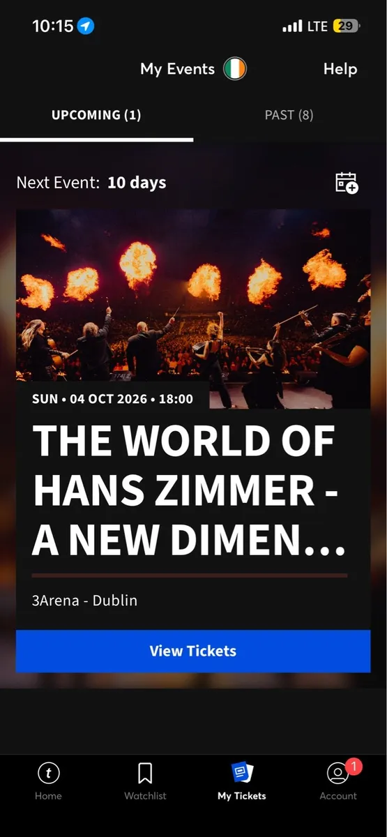 2 hans zimmer tickets