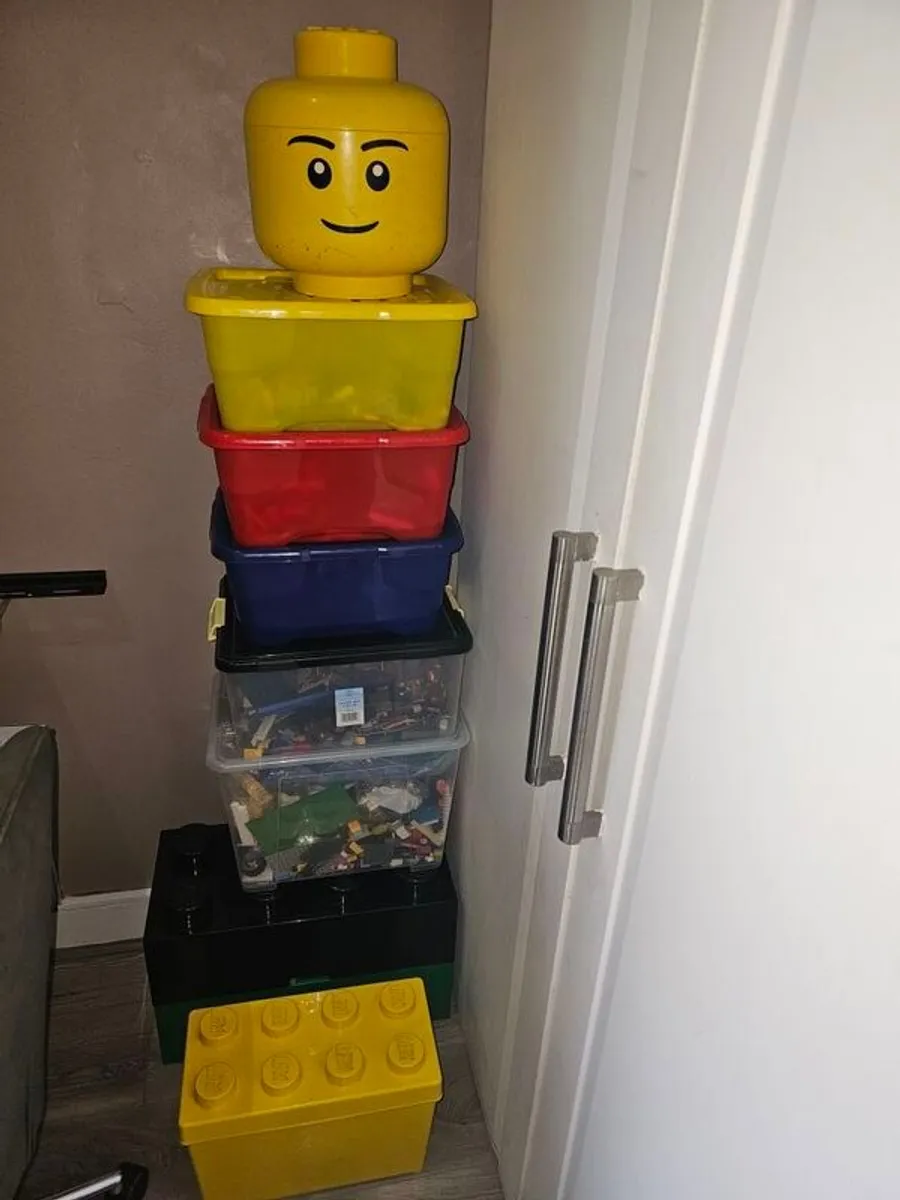 lego bundle and storage boxes - Image 2