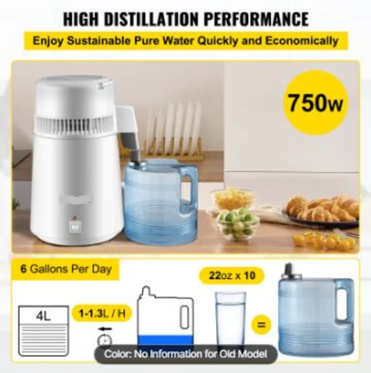 Pure Water Distiller 4L Stainless Steel - Image 2