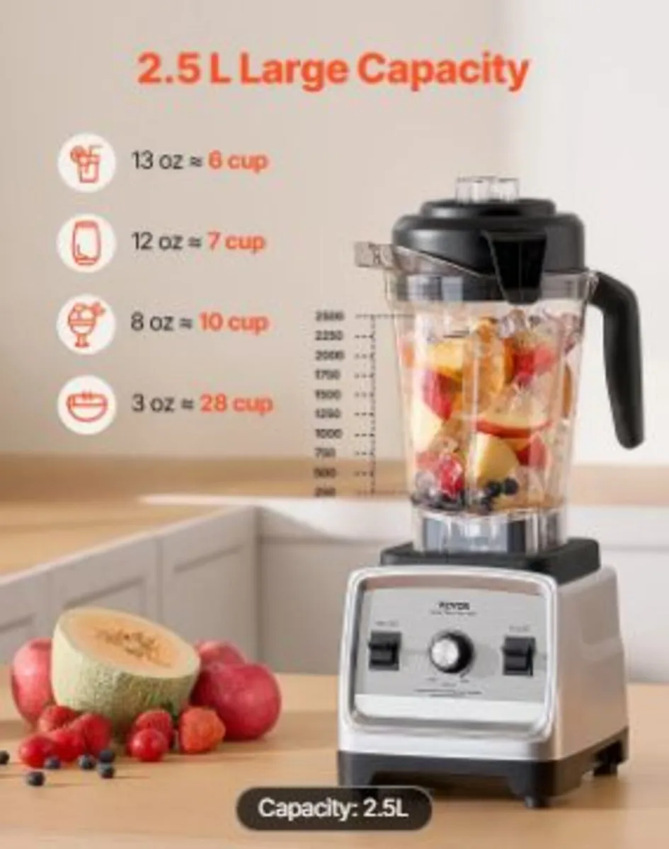 Blender for Smoothies, 85 oz 1600W - Image 4