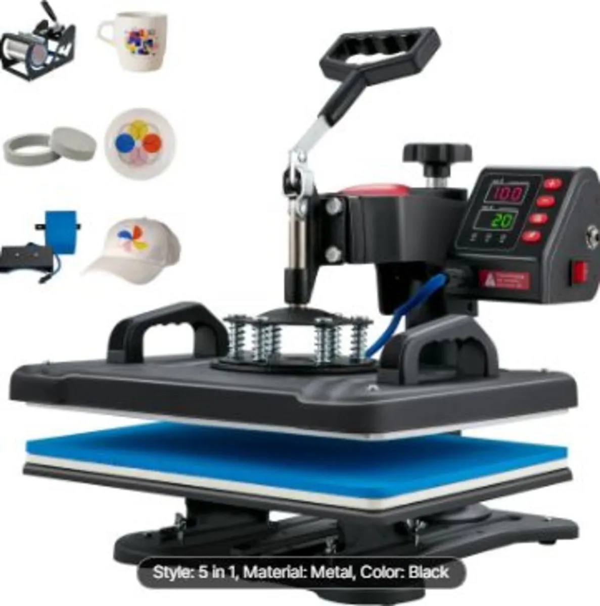 Heat Press, 5 in 1 Heat Press Machine - Image 3