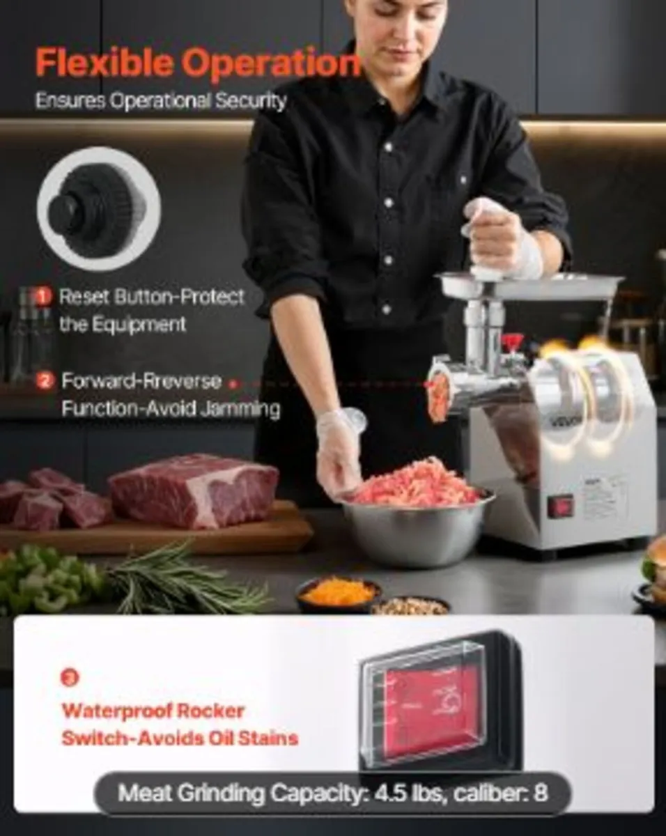 Commercial Electric Meat Grinder - Image 4