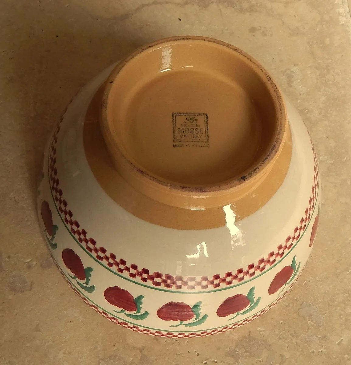 Nicholas Mosse Pottery Apple Design Bowl - Image 4