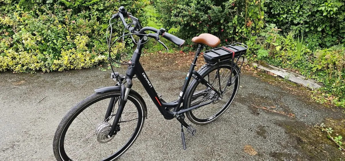 Electric bike – Devron 28126, matt black - Image 1