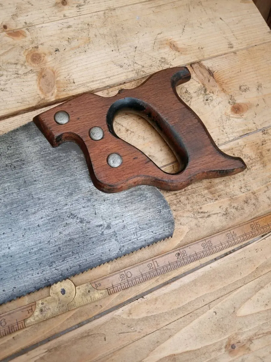 Vintage cross cut saw - Image 2
