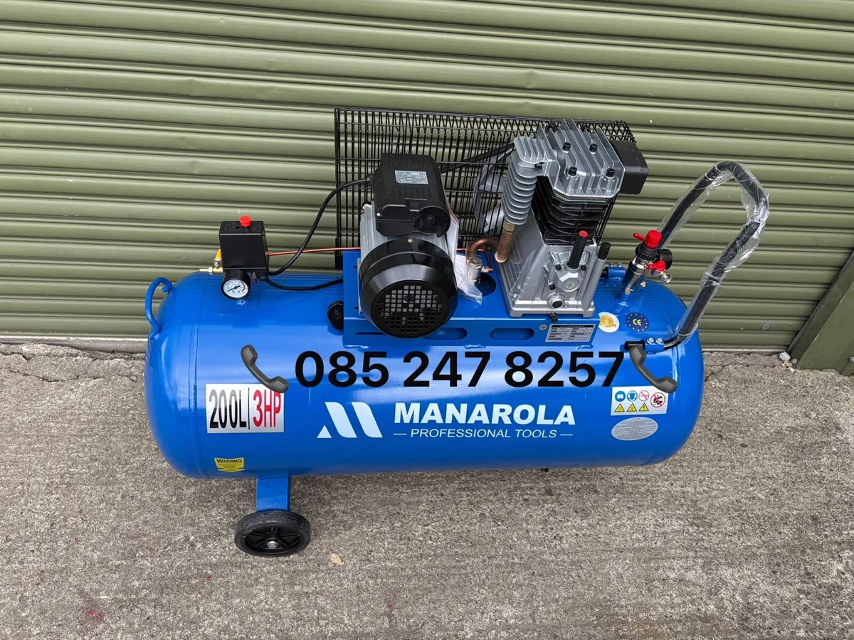 Brand New Manarola 200L Compressor - Image 2