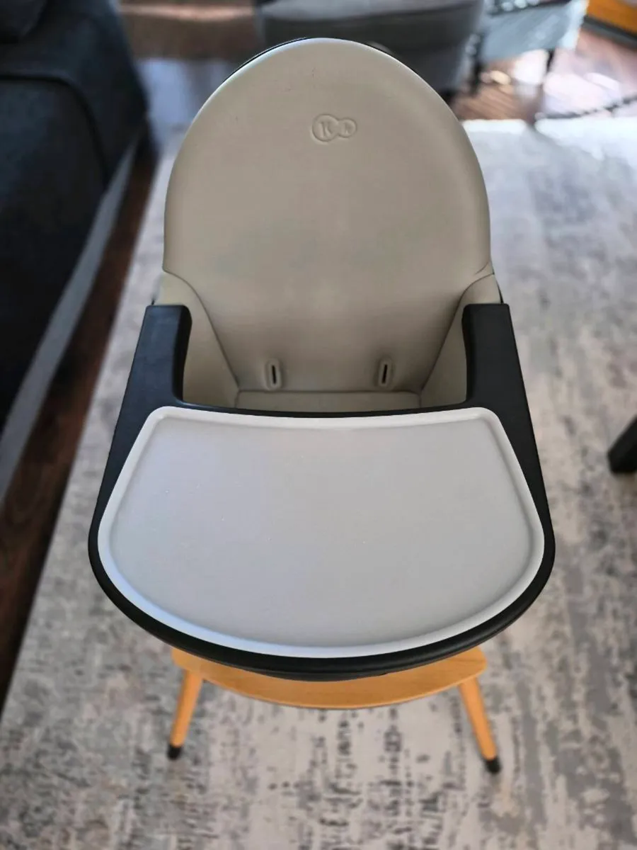Kinderkraft High Chair – Grey & Black - Image 1