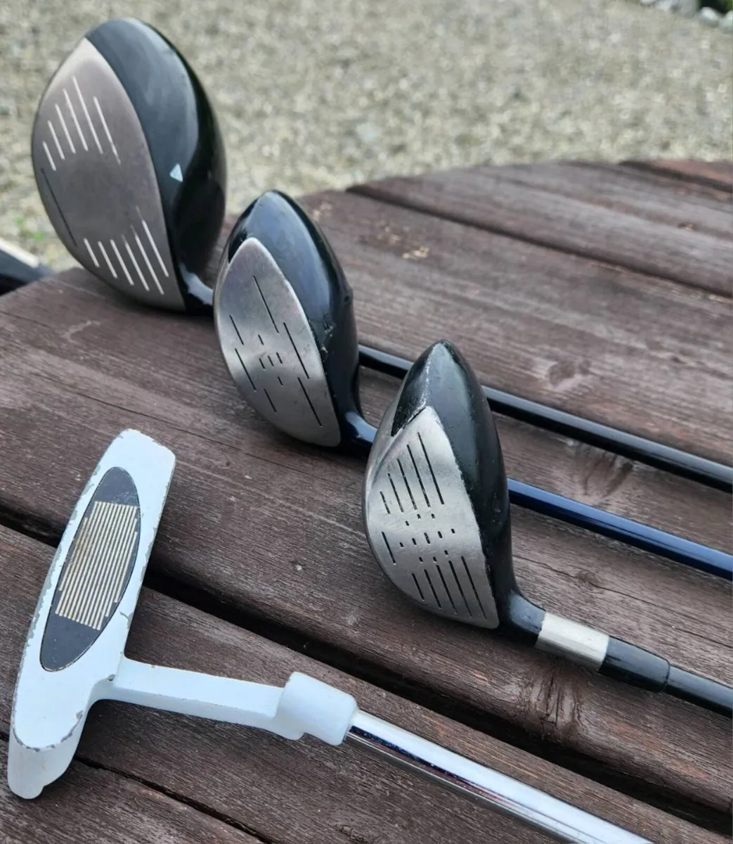 Gents Set, 3 woods, 8 irons, putter and bag - Image 4