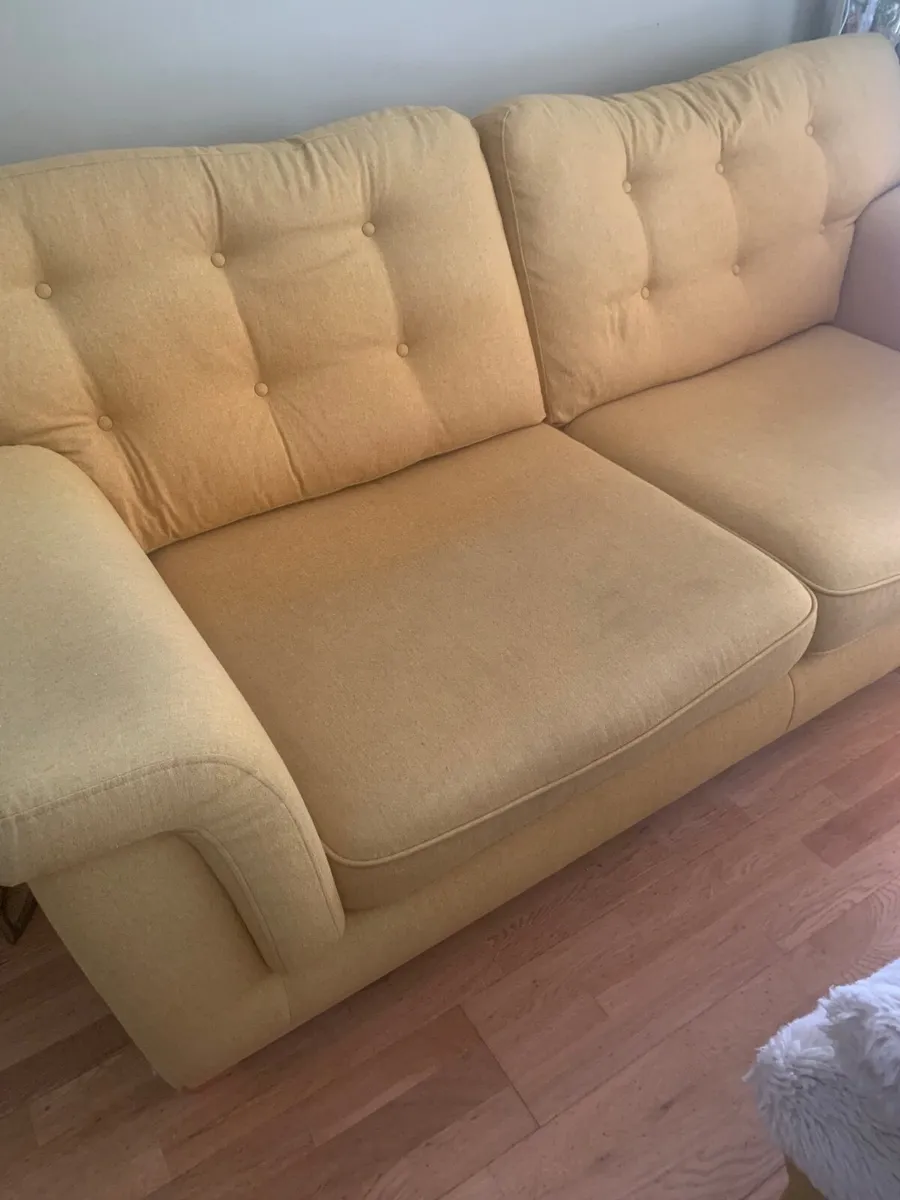 Sofa and footstool - Image 2